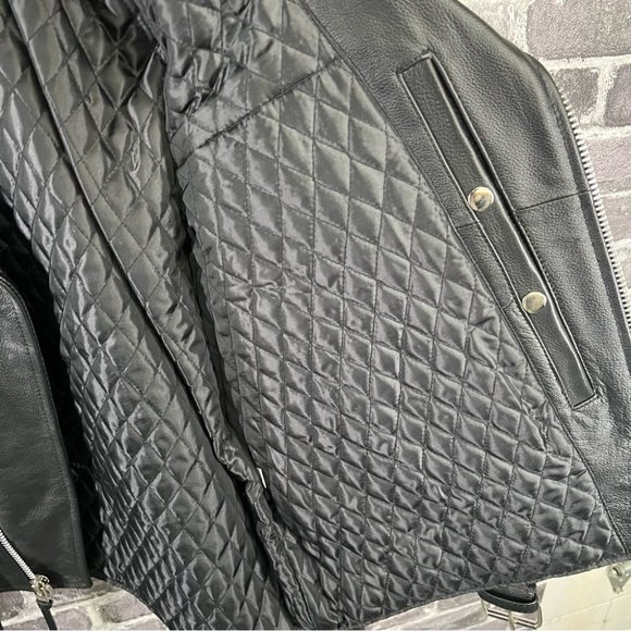 NWT FMC Superstar Men's Motorcycle Leather Jacket - Picture 6 of 16